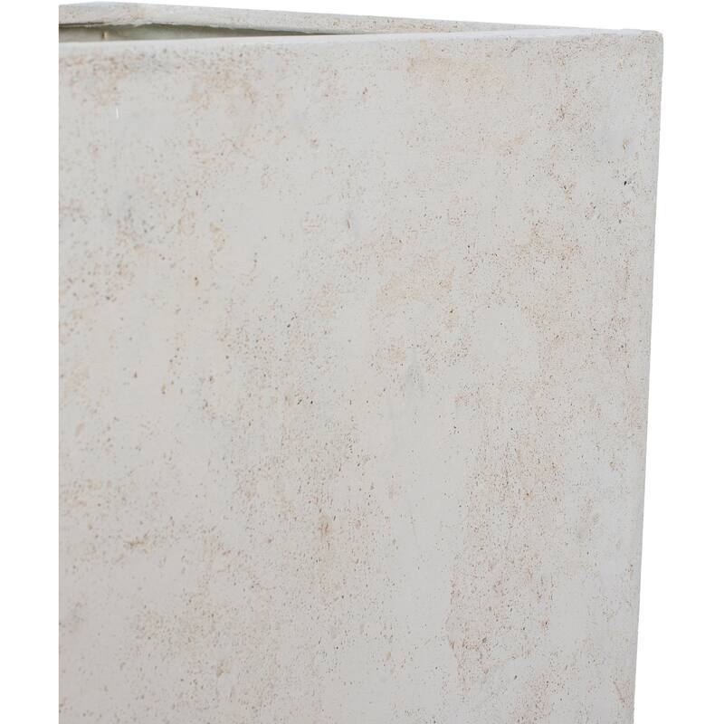 Renwil Alona Indoor/Outdoor Volcanic Stone Planter, Beige