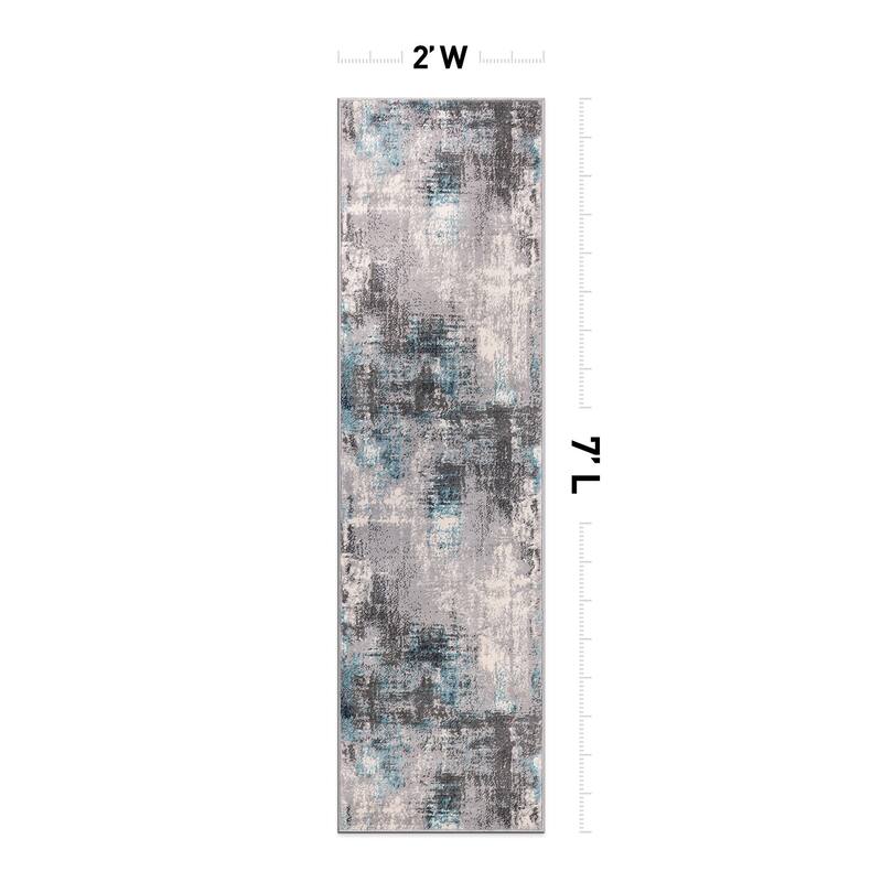 World Rug Gallery Dublin Contemporary Abstract Area Rug
