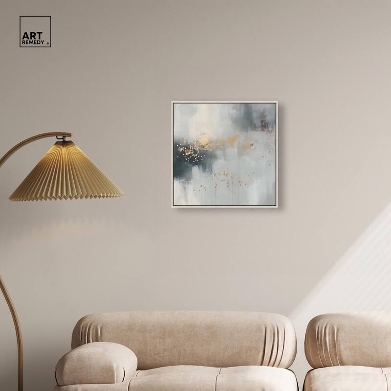 Silvered Hues and Gold II Canvas by Art Remedy