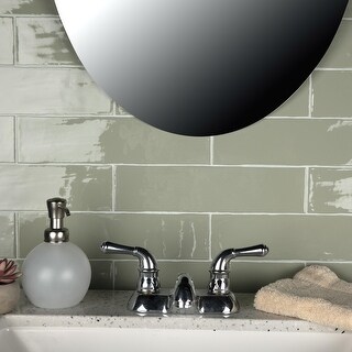 SomerTile Gloucester Sage Ceramic Wall Tile