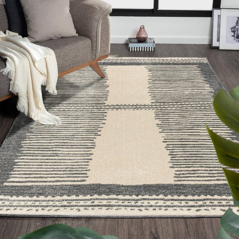 Luxe Weavers Moroccan Lines Geometric Area Rug, Stain-Resistant Carpet
