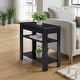 preview thumbnail 7 of 15, Convenience Concepts Designs2Go 1 Drawer Baja Chairside End Table with Shelves