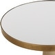 preview thumbnail 4 of 3, Uttermost Terra Brass Accent Table - 24"H x 16"W x 16"D
