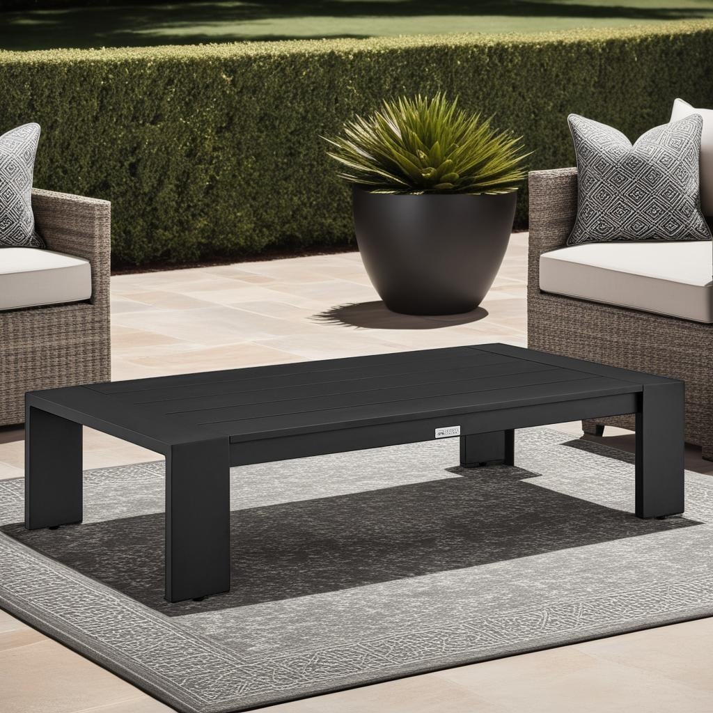 Koda Aluminum 51" Outdoor Coffee Table