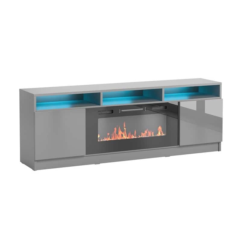 Reno 05 Electric Fireplace Modern 63" TV Stand