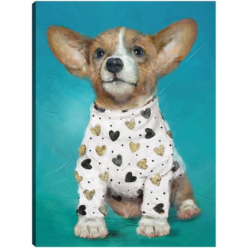 PJ Pups IV By Studio Arts Canvas Art Print