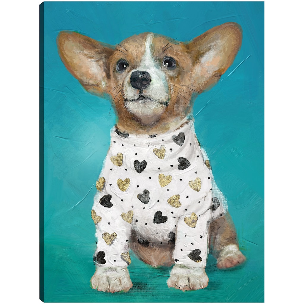 PJ Pups IV By Studio Arts Canvas Art Print