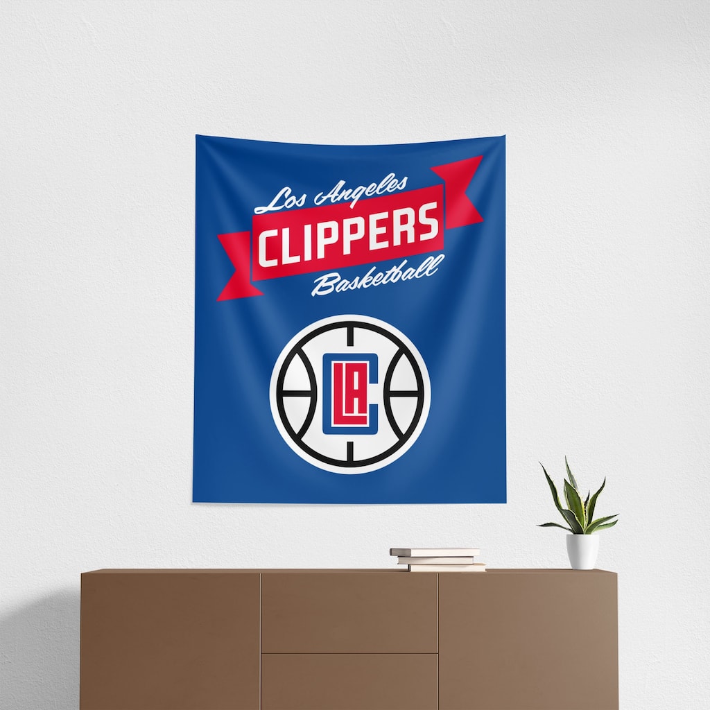 NBA Premium Clippers Printed Wall Hanging - 34"x40"