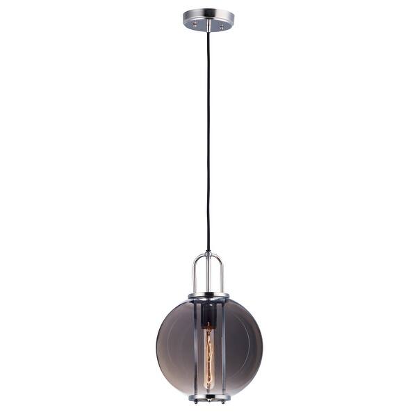 slide 2 of 5, Minaret 1-Light Pendant - Polished Nickel