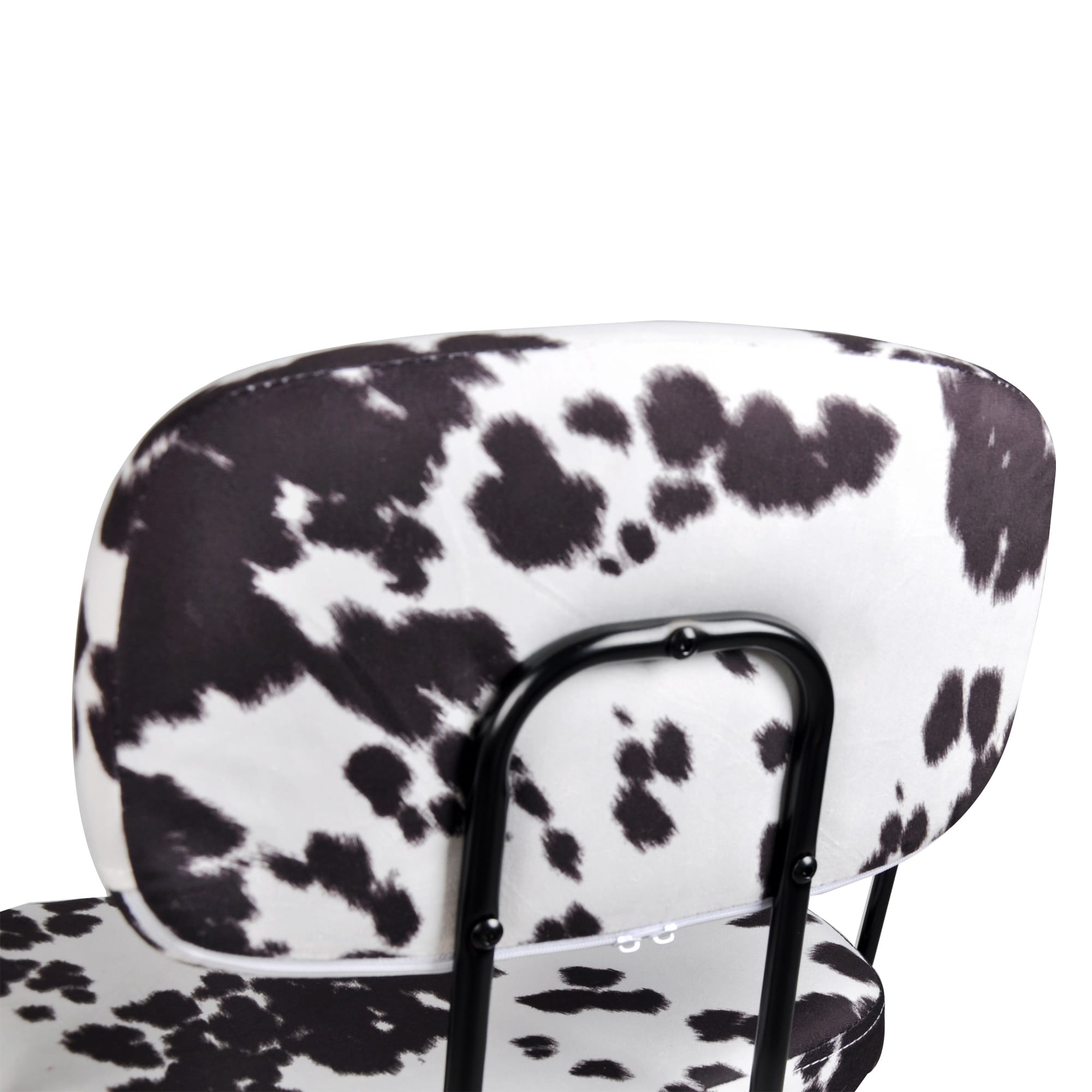 Faux cowhide online desk chair