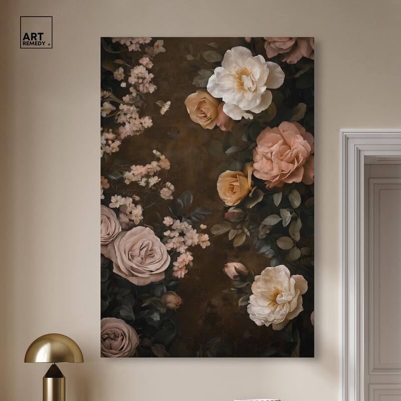 Faded Florals Fable II Canvas by Art Remedy, Gallery Wrapped