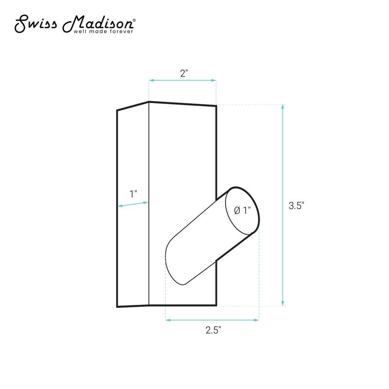 Monaco Concrete Bathroom Robe Hook In Sand