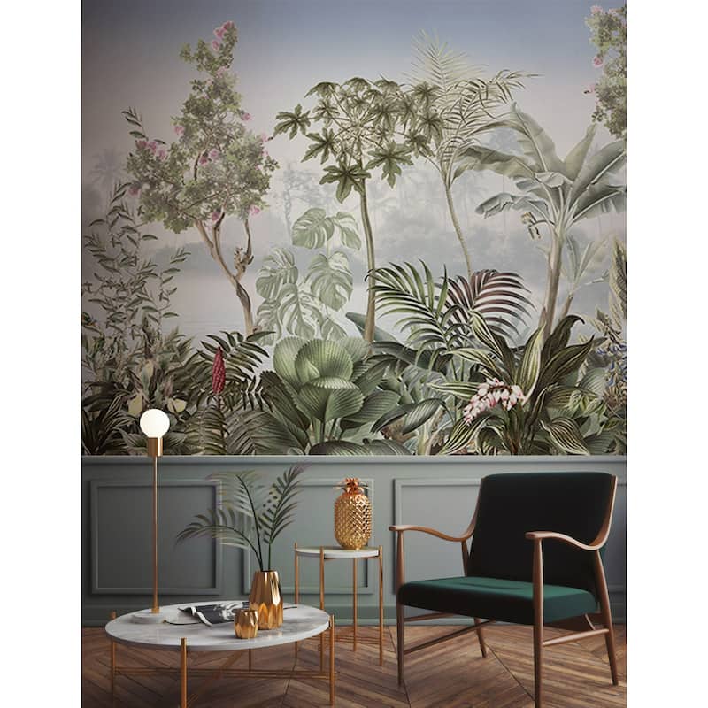 GK Wall Design Lake Landscape Retro Jungle Removable Wallpaper
