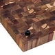 preview thumbnail 5 of 7, Ruvati 17 x 16 x 2 inch thick End-Grain Acacia Butcher Block Solid Wood Large Cutting Board - RVA2445ACA