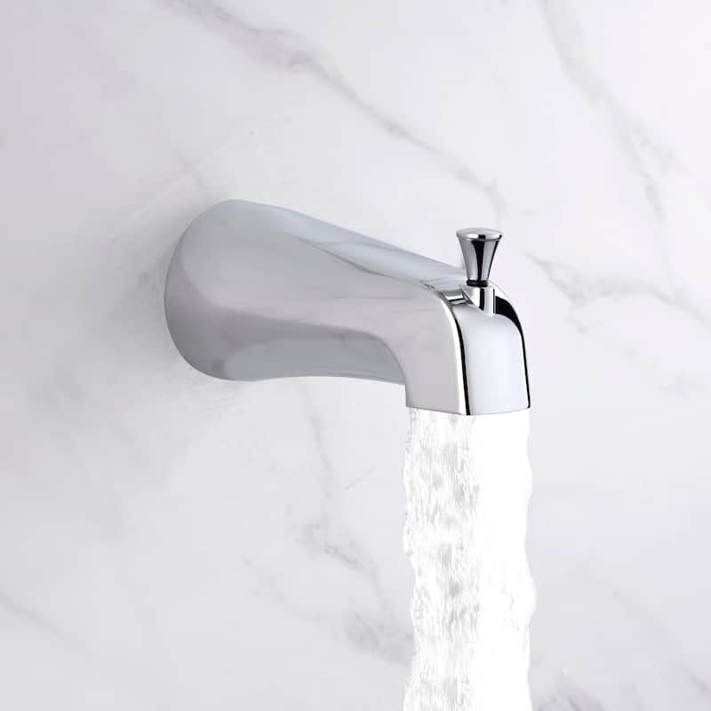 Luxier SS-C01 Single-Handle 1-Spray Tub and Shower Faucet with Valve