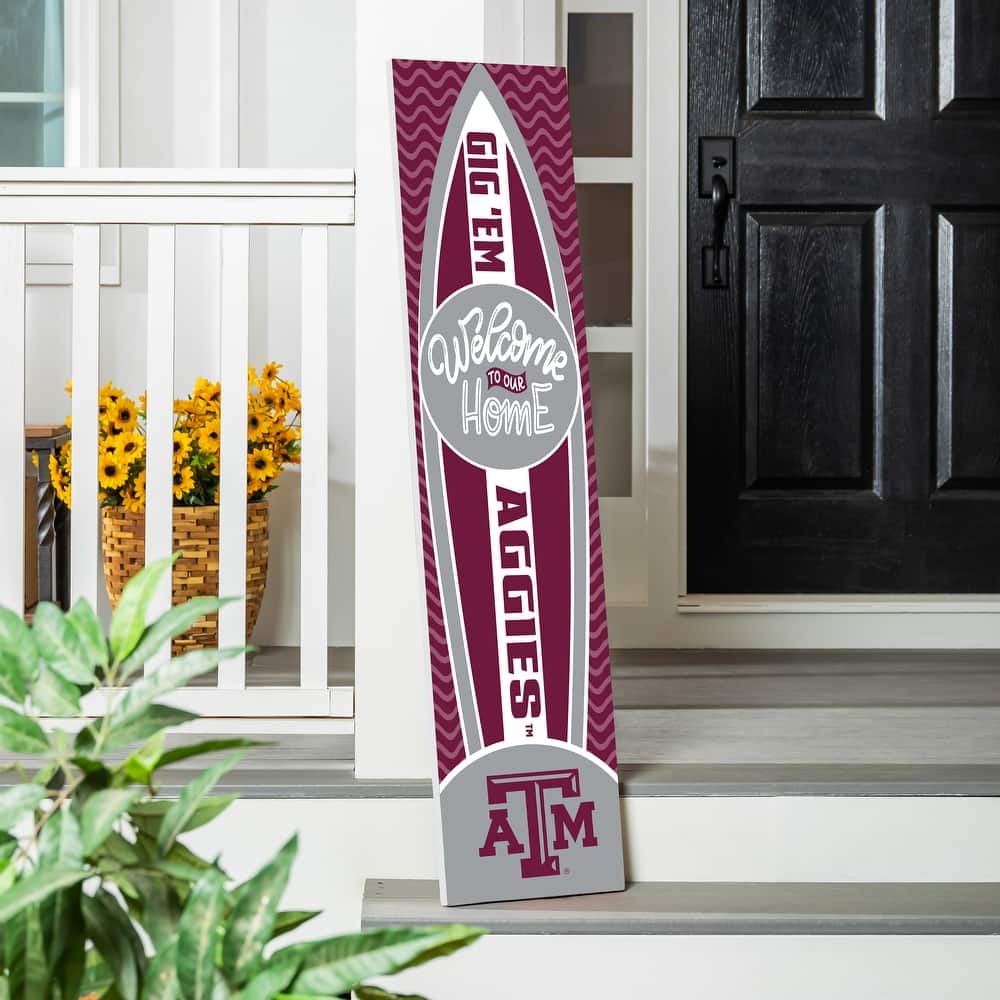 47" Porch Leaner Welcome Wall Sign, Texas A&M