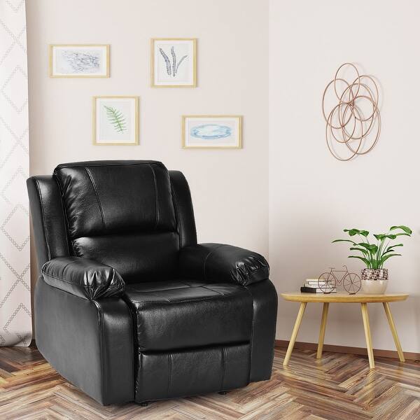 Shop Manual Recliner Chair Lounge Sofa Pu Leather Padded Home