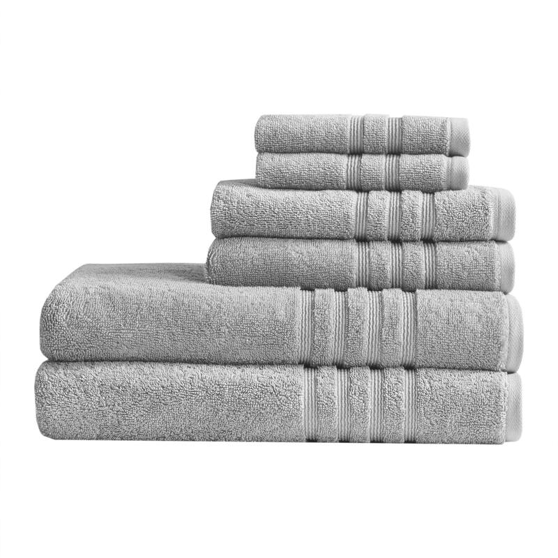 Madison Park Nurture Sustainable Antimicrobial Bath Towel 6 Piece Set