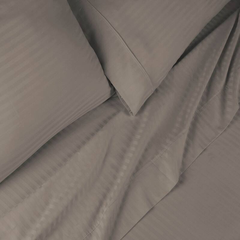 Superior Egyptian Cotton 600TC Striped Deep Pocket Sheet Set
