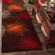 SAFAVIEH Handmade Soho Miyase Modern Burst New Zealand Wool Rug