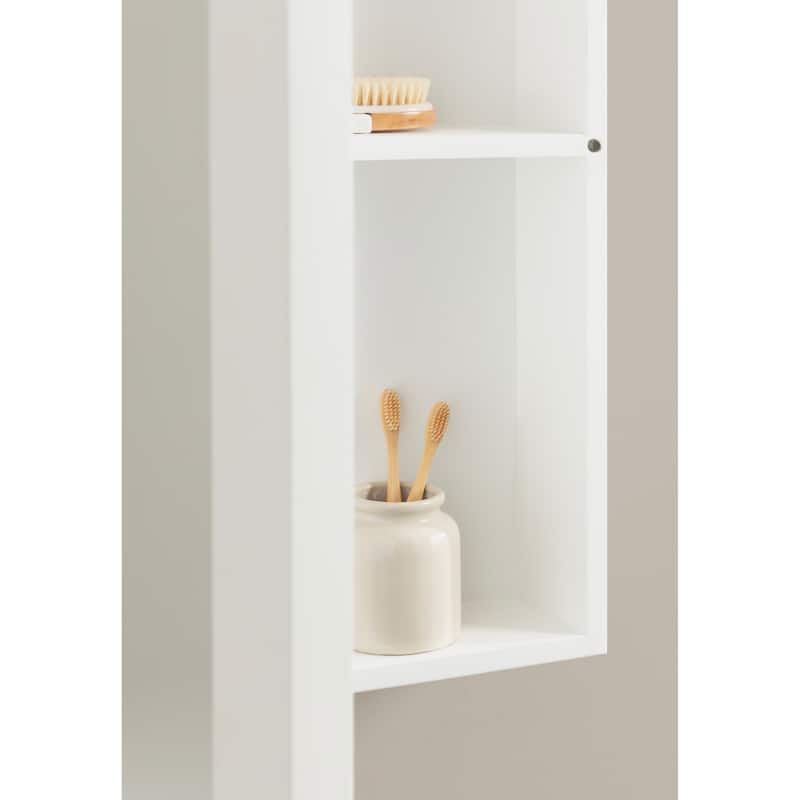 DesignOvation Arkland Arch Mirror Vanity Cabinet - 20x6x30