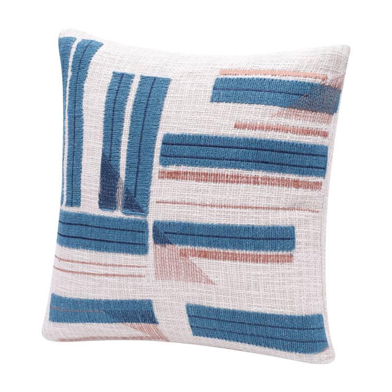 Sevita Stacy Garcia Modern Geometric Handmade Decorative Throw Pillow