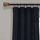 preview thumbnail 19 of 26, Lush Decor Linen Button New Window Curtain Single Panel - 108" x 40"