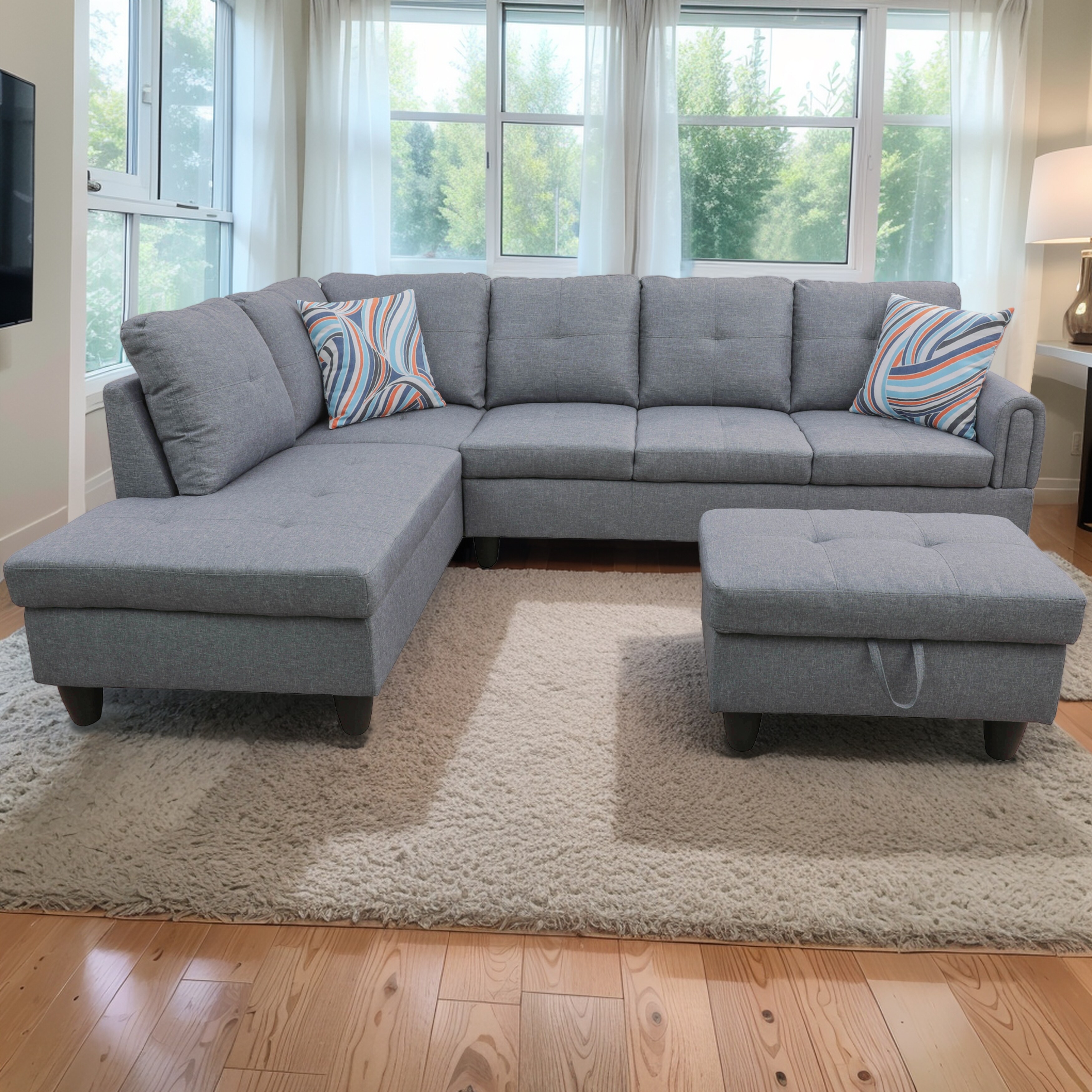 Linen Sectional Sofas Bed Bath & Beyond