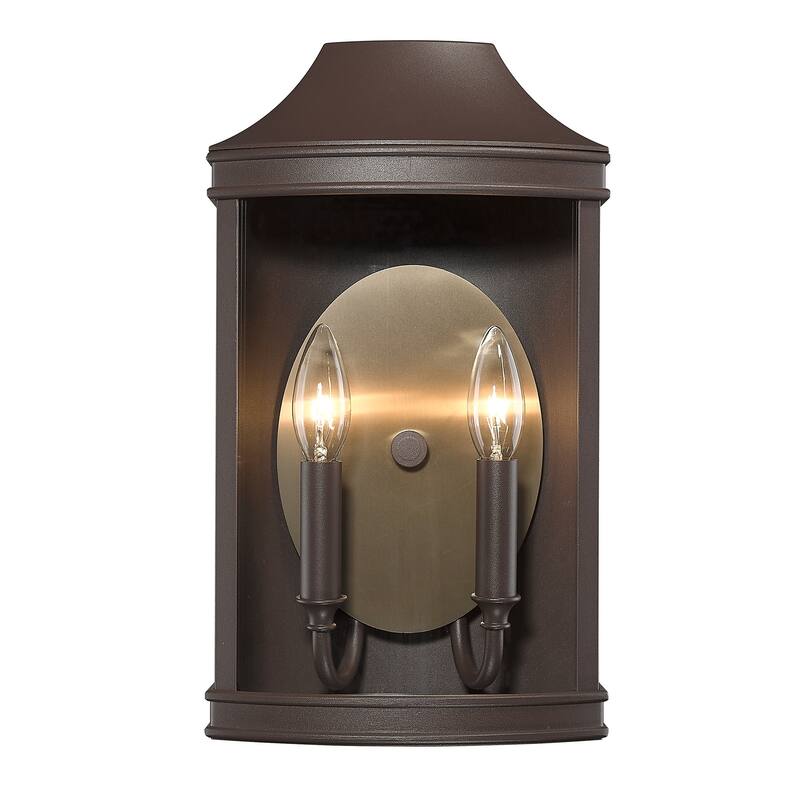 Golden Lighting 4308-OWM Cohen 14" Tall Outdoor Wall Sconce