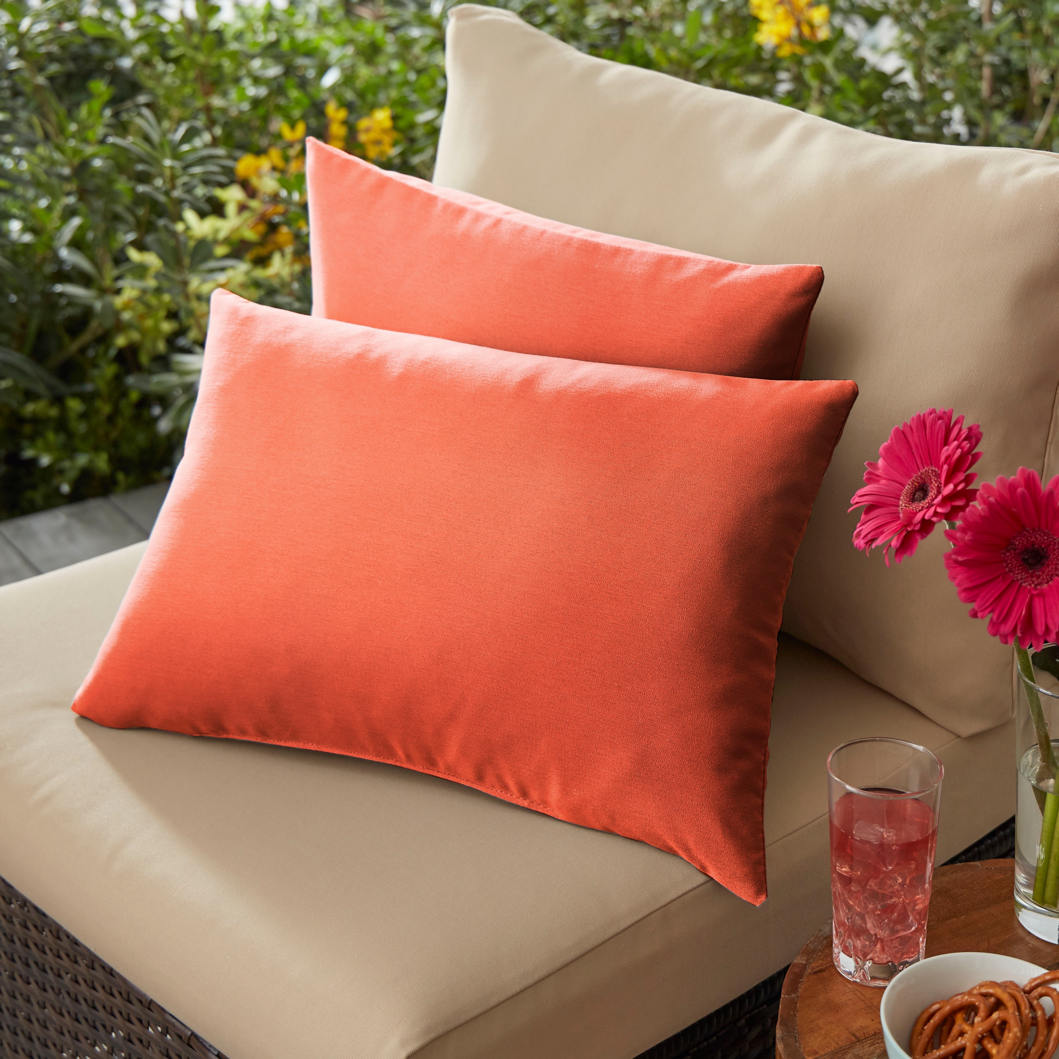 Coral Indoor Outdoor Pillow Set On Sale Bed Bath Beyond