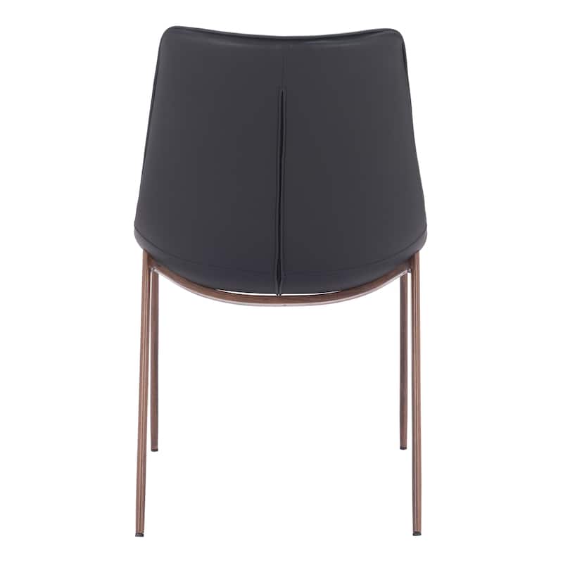 Magnus Dining Chair Black & Walnut