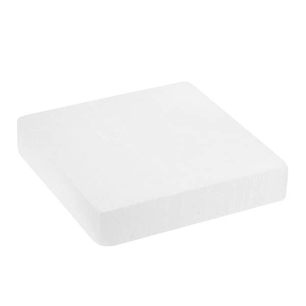 MT Products 6 x 6 x 6 White Polystyrene Foam Blocks - Pack of 4