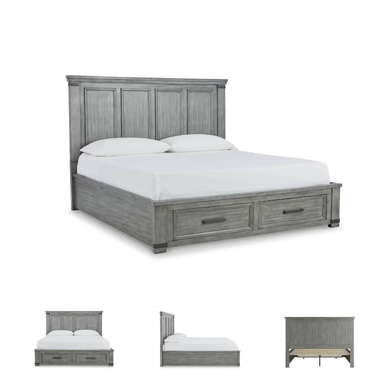 Signature Design by Ashley Russelyn Gray Storage Bed
