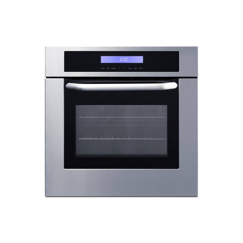Summit SEW24X 24" Wide 2.5 Cu. Ft. Electric Single Oven with - Stainless Steel