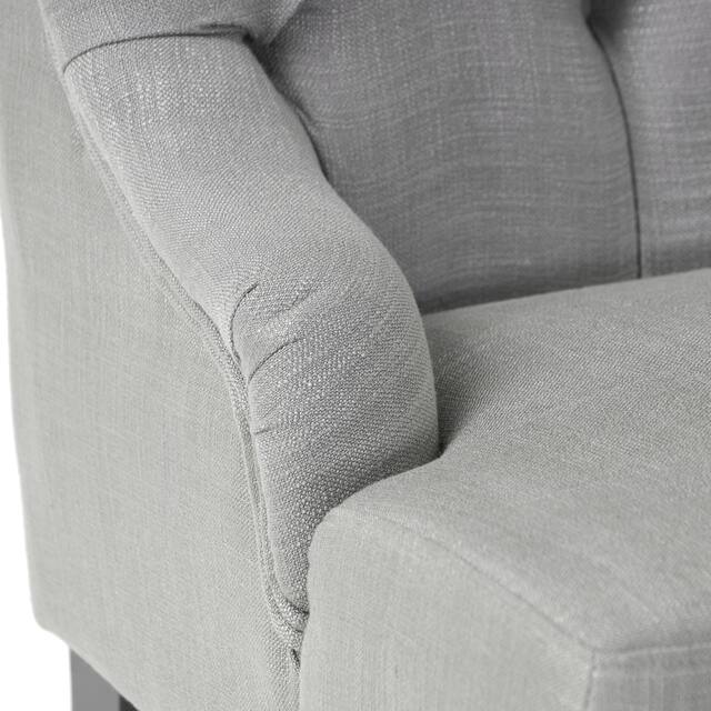Nicole Polyester Blend Fabric Settee by Christopher Knight Home - 29.25"L x 43.75"W x 30.50"H