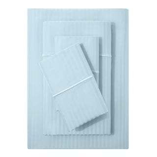 Feather and Stitch NY 500 Thread Count Sateen Sheet Set Cotton Silky Soft Deep Pocket Breathable Bedding