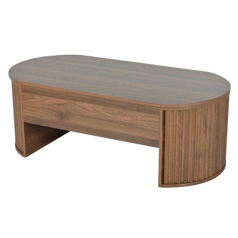 47.2" Lift-Top Coffee Table with Hidden Compartment