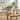 Plant Pot Set of 2 - Ceramic Floral Design, Footed, 6/8"