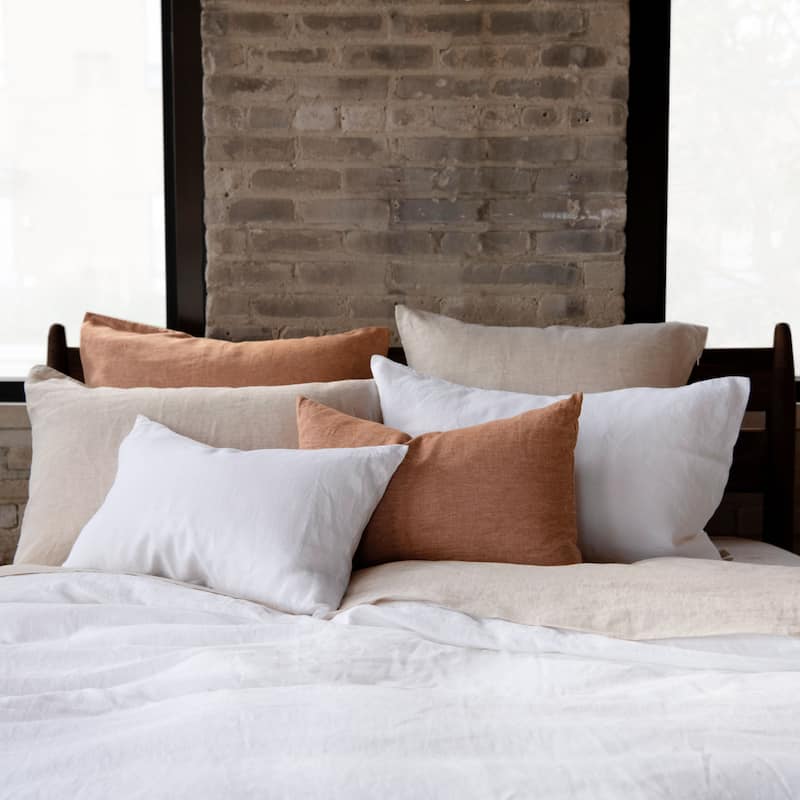 100% French Linen Sheet Set by BOKSER HOME