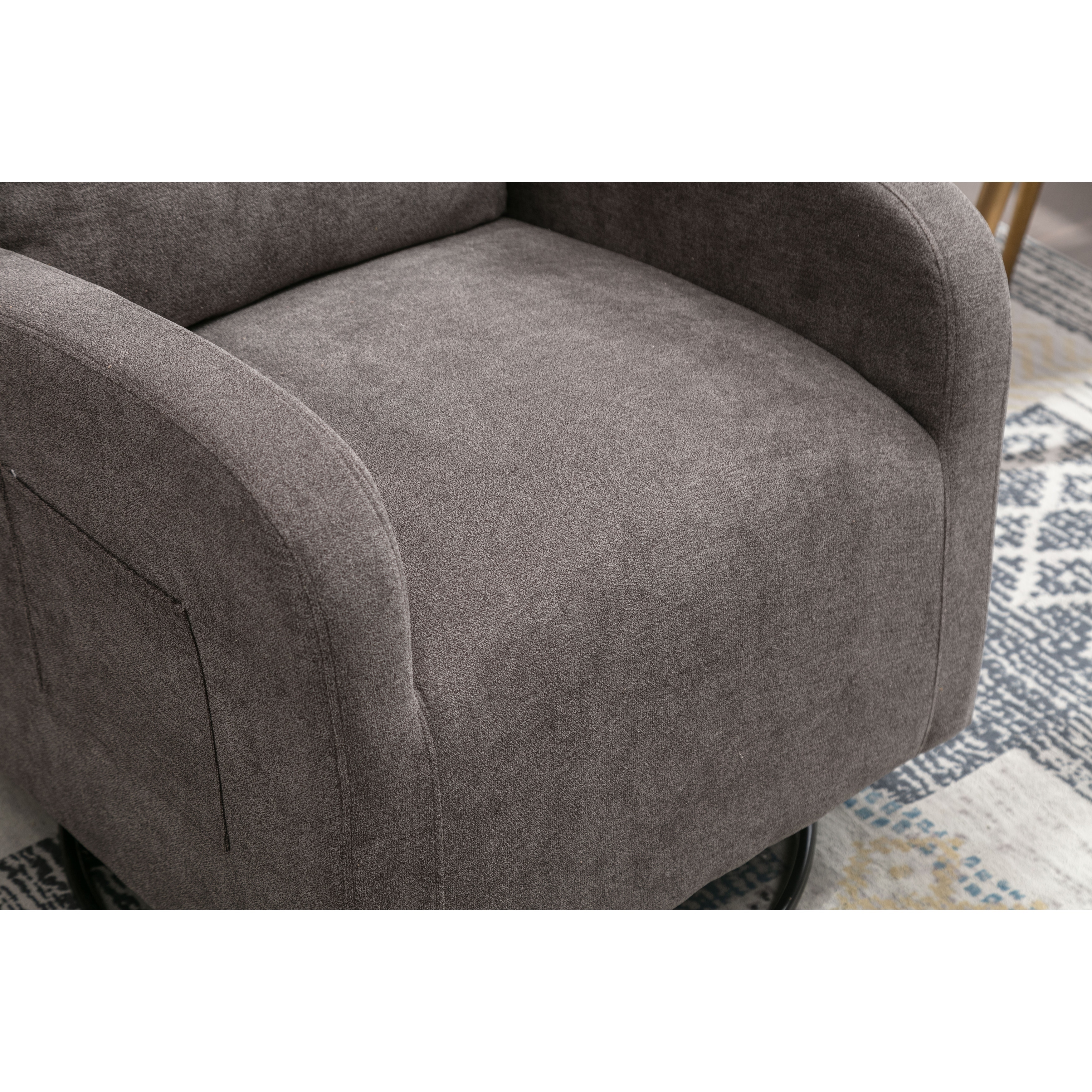 Alcona swivel sales glider accent chair