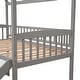 preview thumbnail 20 of 39, Contemporary Design Twin Loft House Bed with Slide, Ladder and Safety Guaranteed, Sturdy Construction & Unique Design