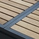 preview thumbnail 66 of 77, Heck Extendable Teak Outdoor Dining Set for 8/12 Person, Aluminum, by HIGOLD