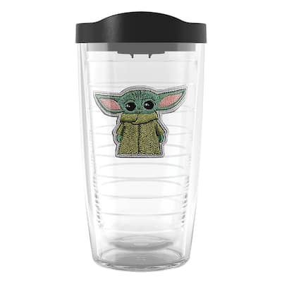 Tervis Star Wars Mandalorian Grogu Made in USA Double Walled Insulated Travel Tumbler, Classic