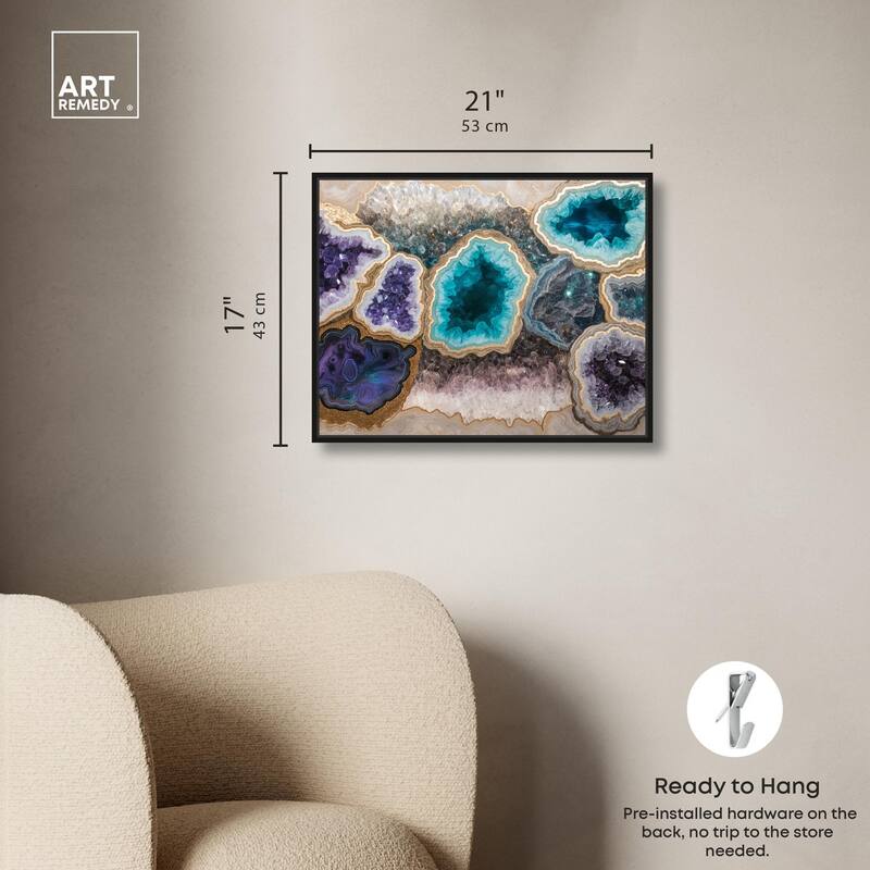 Mineral Multiverse Canvas by Art Remedy