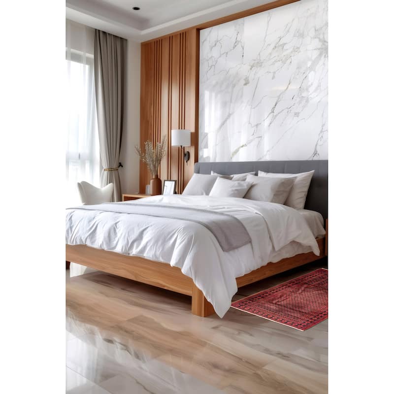 ECARPETGALLERY Hand-knotted Teimani Black Wool Rug - 2'10 x 4'6