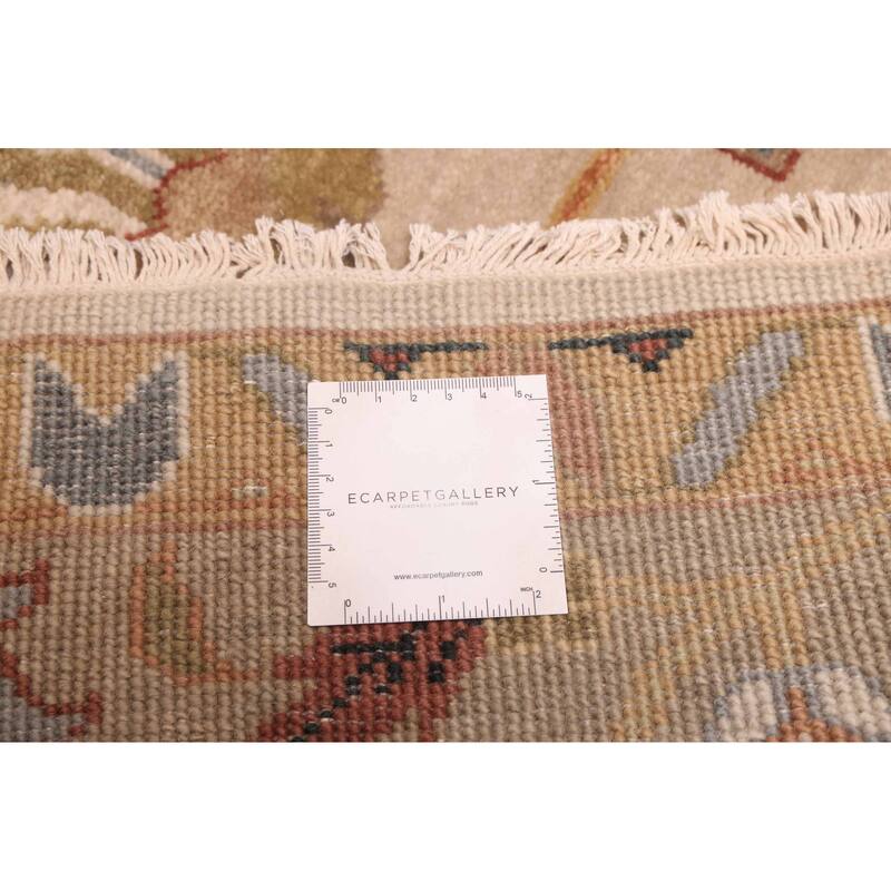ECARPETGALLERY Hand-knotted Jules Serapi Beige, Ivory Wool Rug - 8'11 x 11'10