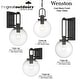 preview thumbnail 9 of 7, The Great Outdoors 73360 Wenston 13" Tall Outdoor Wall Sconce with
