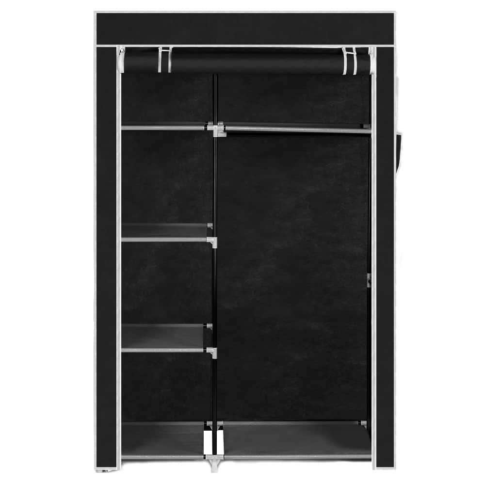 64-inch Portable Closet Storage Organizer Wardrobe Clothes Rack