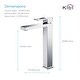 preview thumbnail 27 of 25, Lead Free Solid Brass Single Handle Bathroom Vanity Sink Faucet with Water Hose