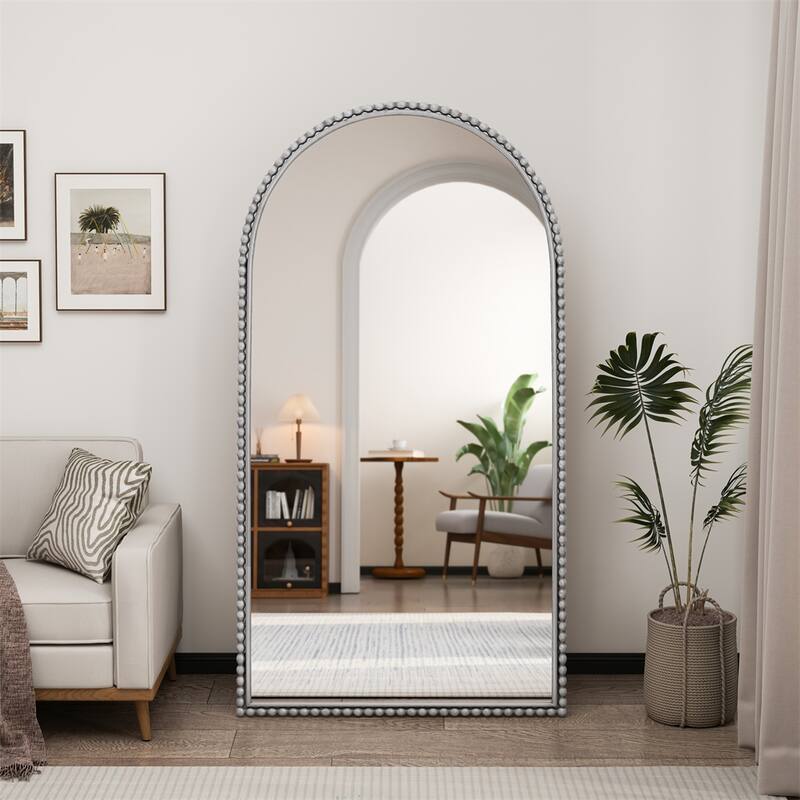 Iron Arch Retro Full Length Mirror With Supporting Feet